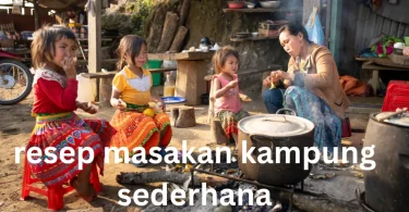 resep masakan kampung sederhana