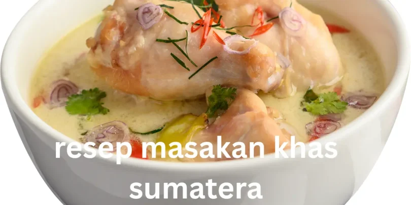 resep masakan khas sumatera